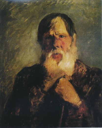 Image - Mykola Ge: Old Ukrainian Peasant (1880s).